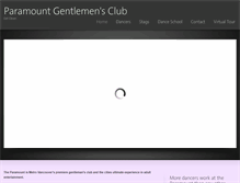 Tablet Screenshot of paramountgirls.com